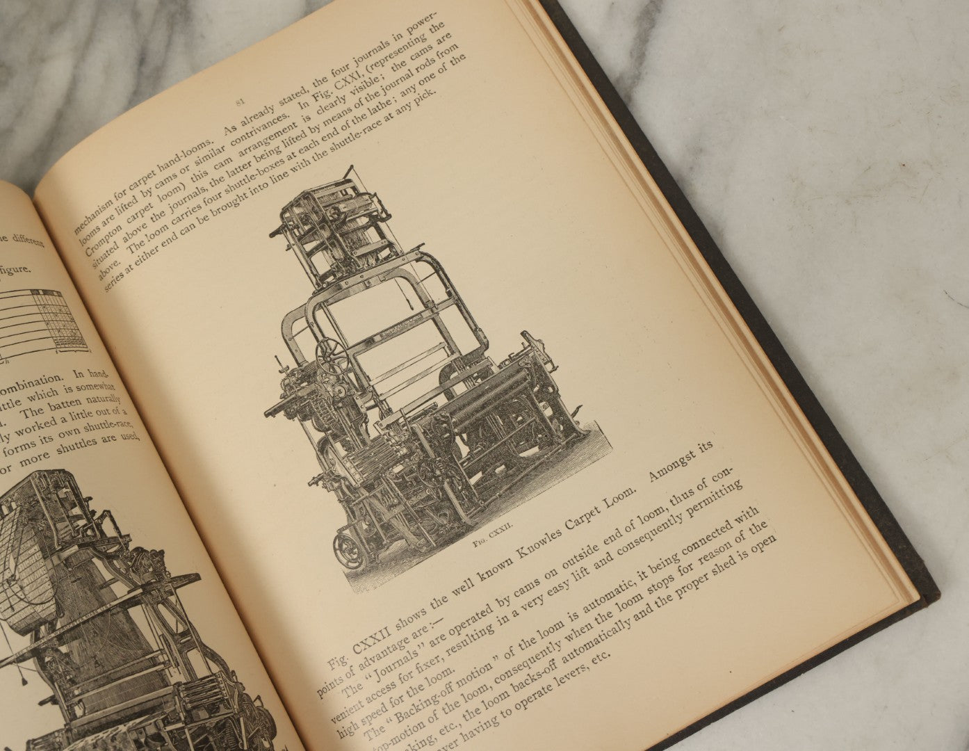 Lot 142 - "The Jacquard Machine Analyzed And Explained" Antique Textile Machinery Book By E.A. Posselt, Illustrated, Crompton & Knowles Loom Works, Worcester, Massachusetts