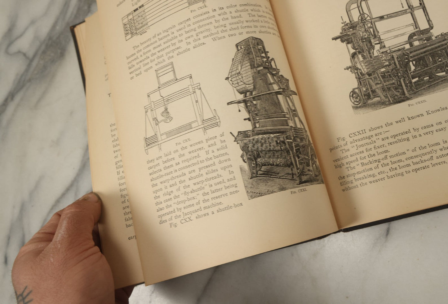 Lot 142 - "The Jacquard Machine Analyzed And Explained" Antique Textile Machinery Book By E.A. Posselt, Illustrated, Crompton & Knowles Loom Works, Worcester, Massachusetts