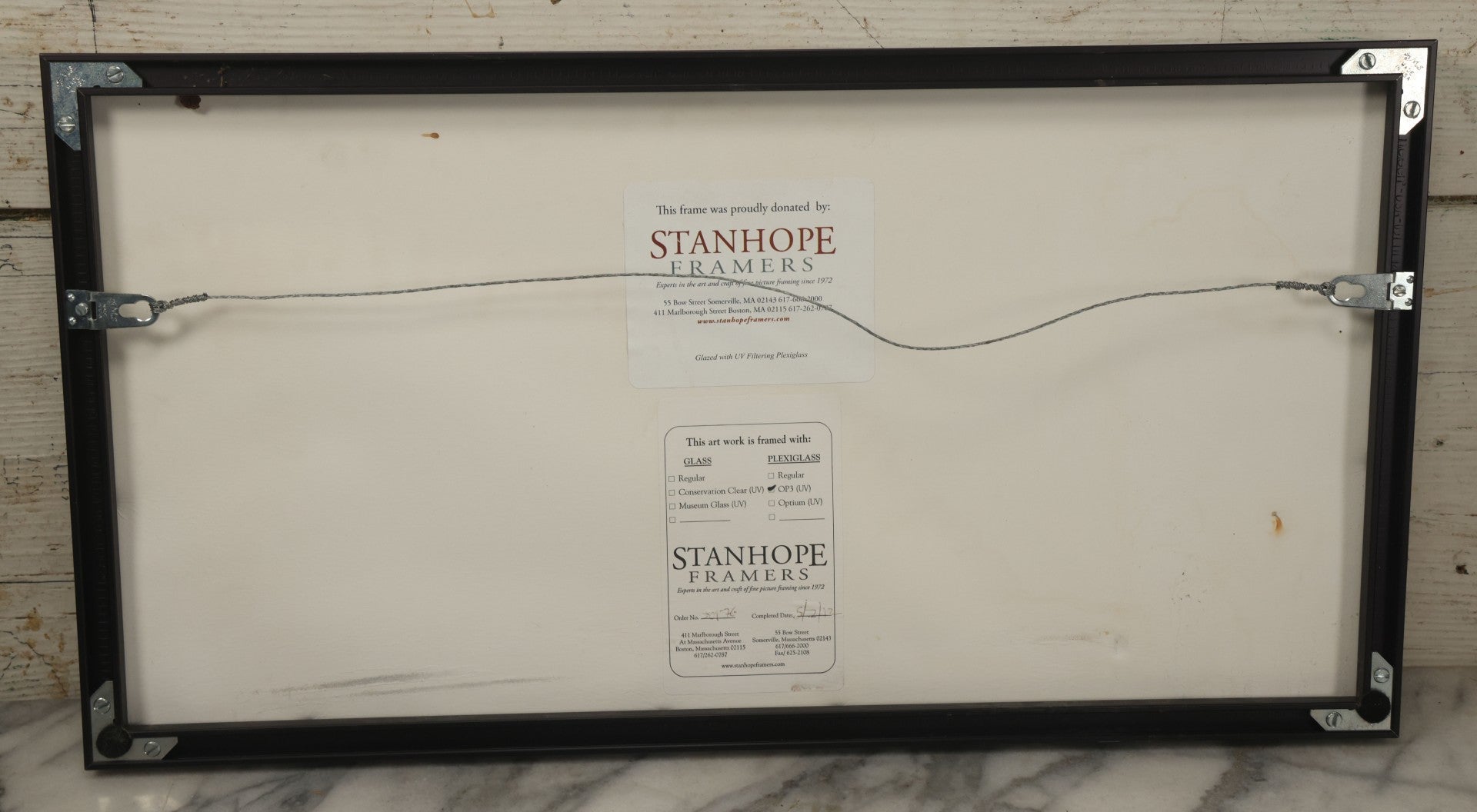 Lot 144 - Vintage Modern Pop Art Collage With Man Operating Heavy Machinery, Red And Green Zig Zag Designs, 21-1/4" x 11-1/4"