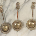 Lot 146 - Grouping Of Three Vintage Tea Strainers, Balinese, Unmarked