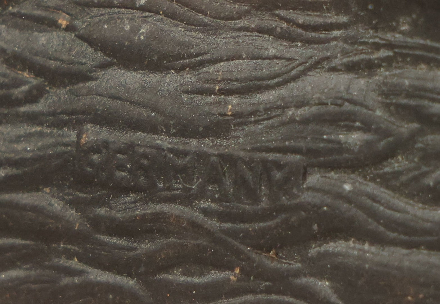 Lot 012 - Antique Singing Black Cat Embossed Cardboard Paper Halloween Decoration, Made In Germany, In Custom Frame, 12-1/4" x 20-1/2"