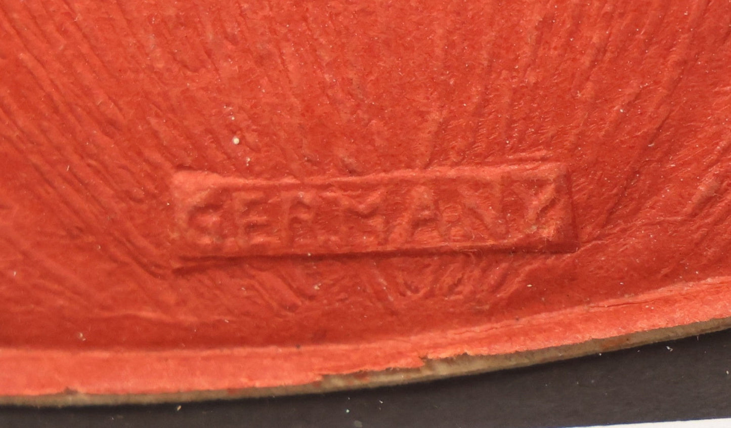 Lot 013 - Antique Halloween Pumpkin Jack-O-Lantern J.O.L. (#1) Embossed Cardboard Paper Halloween Decoration, Made In Germany, In Custom Frame, 15-1/4" x 13-1/4"