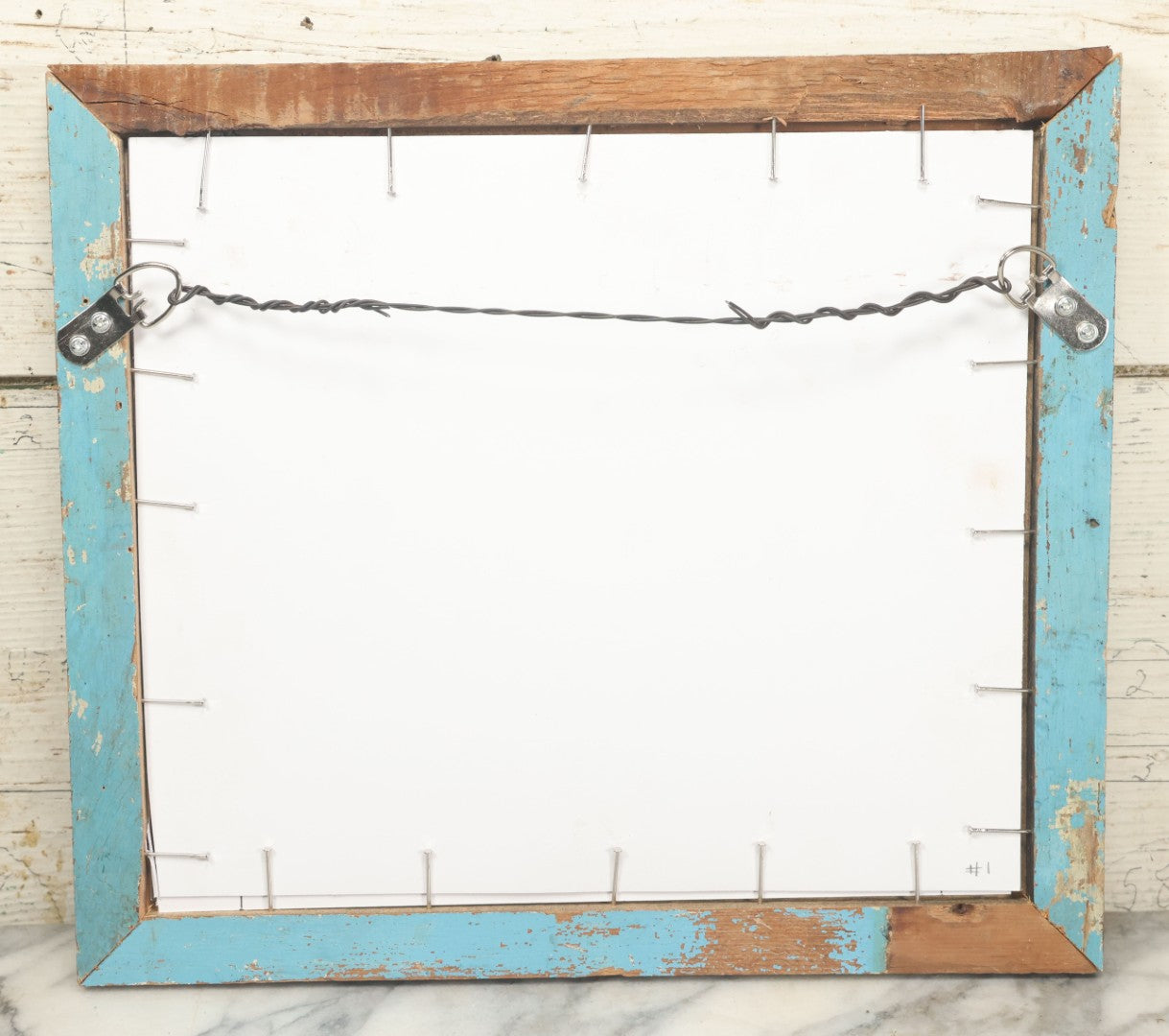 Lot 013 - Antique Halloween Pumpkin Jack-O-Lantern J.O.L. (#1) Embossed Cardboard Paper Halloween Decoration, Made In Germany, In Custom Frame, 15-1/4" x 13-1/4"