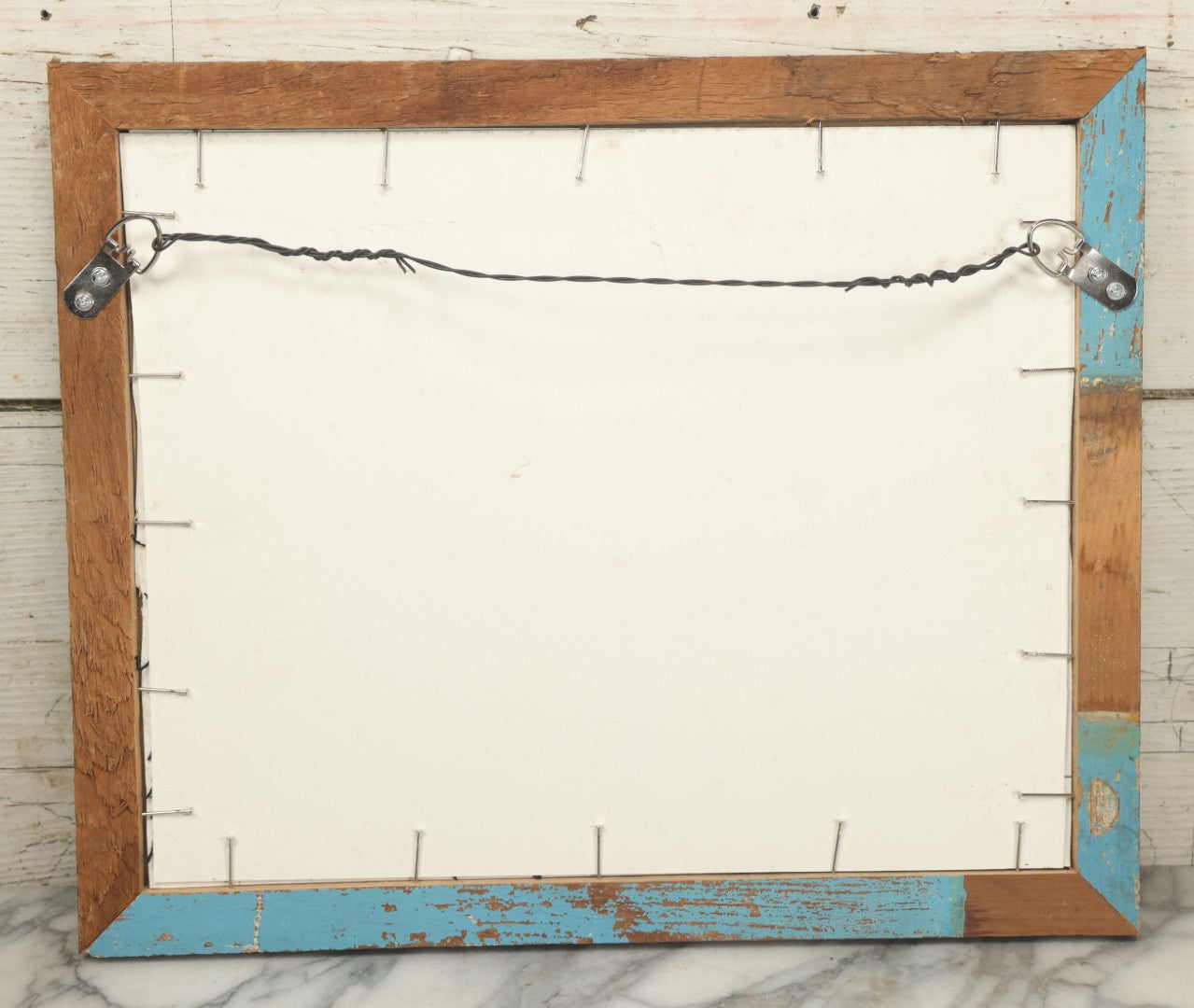 Lot 015 - Antique Halloween Pumpkin Jack-O-Lantern J.O.L. By H.E. Luhrs Embossed Cardboard Paper Halloween Decoration, Made In U.S.A., In Custom Frame, 17-1/4" x 14-3/8"