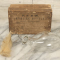 Lot 026 - Antique F.F. & W. Nursing Bottle, So-Called "Murder Bottle," In Original Box With Original Brush, Fox, Fultz, & Webster, Boston, Note Wear To Box, Chip To Bottle