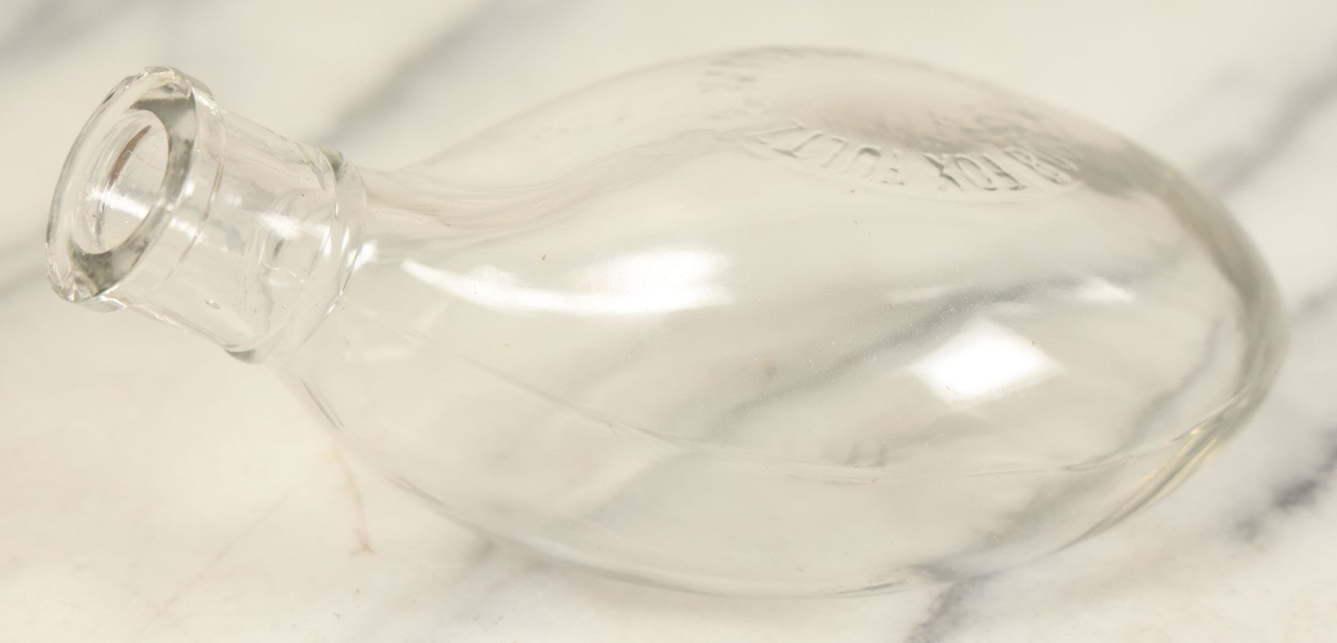 Lot 026 - Antique F.F. & W. Nursing Bottle, So-Called "Murder Bottle," In Original Box With Original Brush, Fox, Fultz, & Webster, Boston, Note Wear To Box, Chip To Bottle