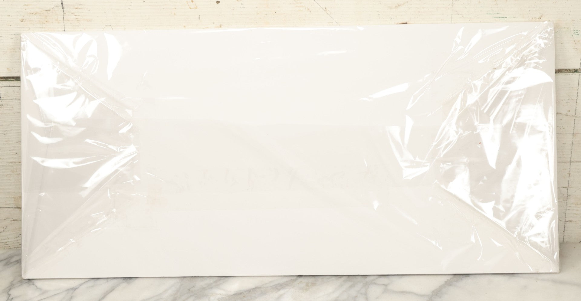 Lot 032 - Vintage Hand Painted Pool Hall Sign On Press Board, "Players Asked To Keep One Foot In Pool Parlor," Note Losses, Wear, Wrapped With Backing Board, 24-1/4" x 11-1/4"