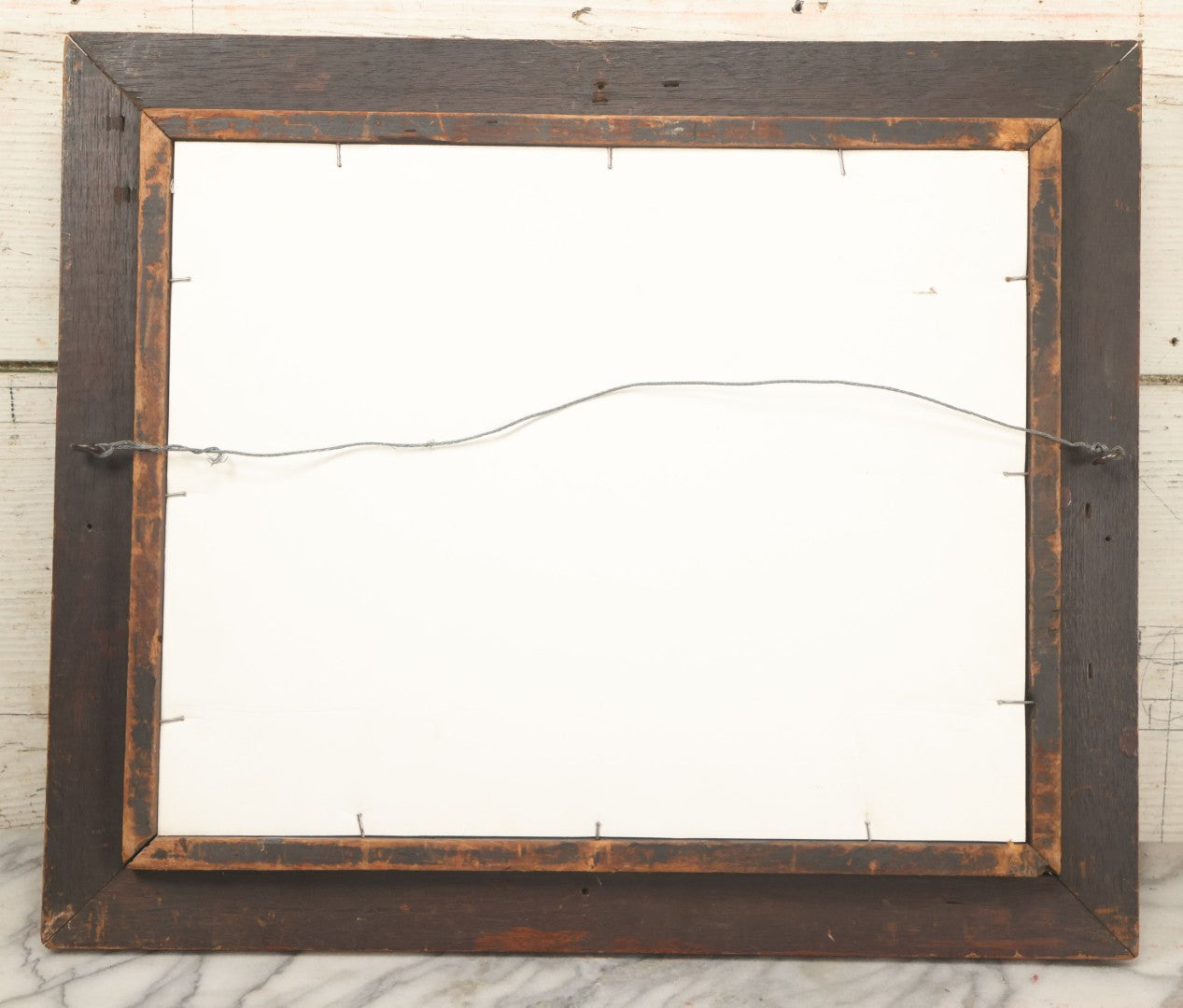 Lot 043 - Antique Chromolithograph Of Dog Begging Child At Dinner Table, Circa 1873, Presented To Subscribers To The Christian Union, Lithographed By Dupuy Of Paris, In Frame, 17-1/2" x 14-3/4"