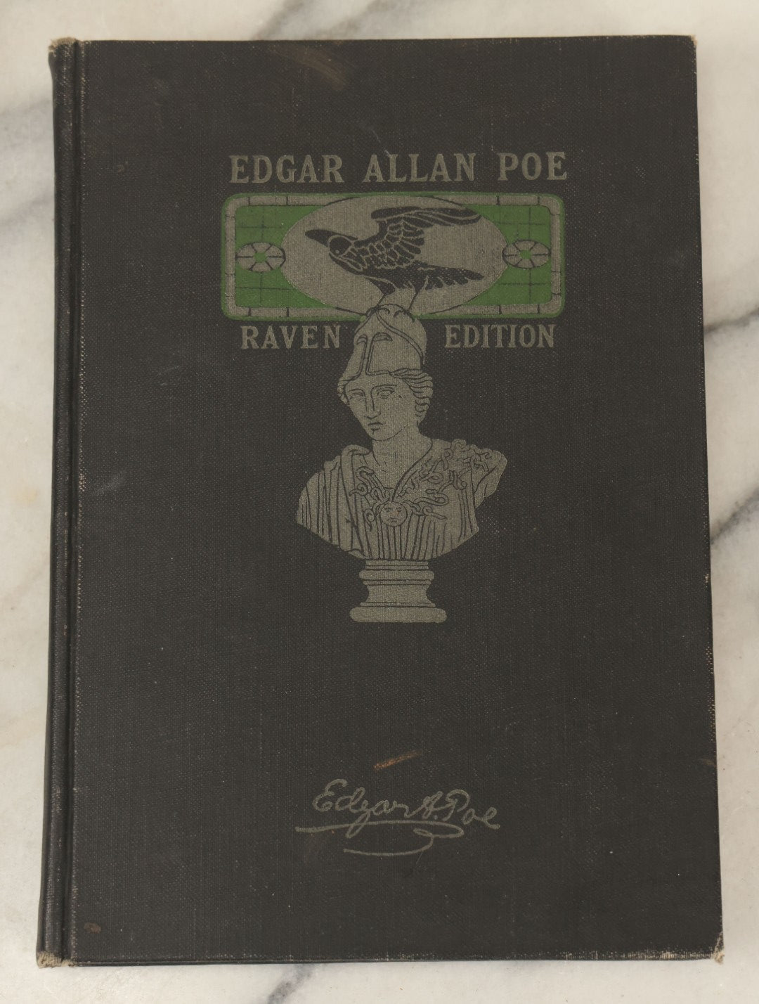 Lot 049 - "The Works Of Edgar Allan Poe" The Raven Edition Antique Book, Volume Two Of Five, With Frontispiece Illustration By Arthur E. Becher, 1903