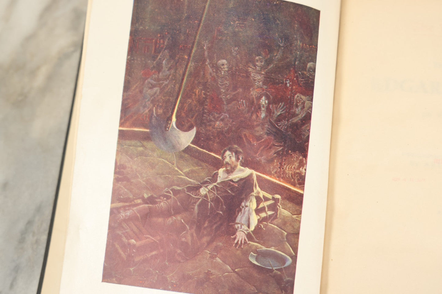 Lot 049 - "The Works Of Edgar Allan Poe" The Raven Edition Antique Book, Volume Two Of Five, With Frontispiece Illustration By Arthur E. Becher, 1903