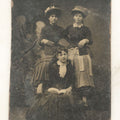 Lot 058 - Single Antique Tintype Photograph, Three Women, All Holding Books