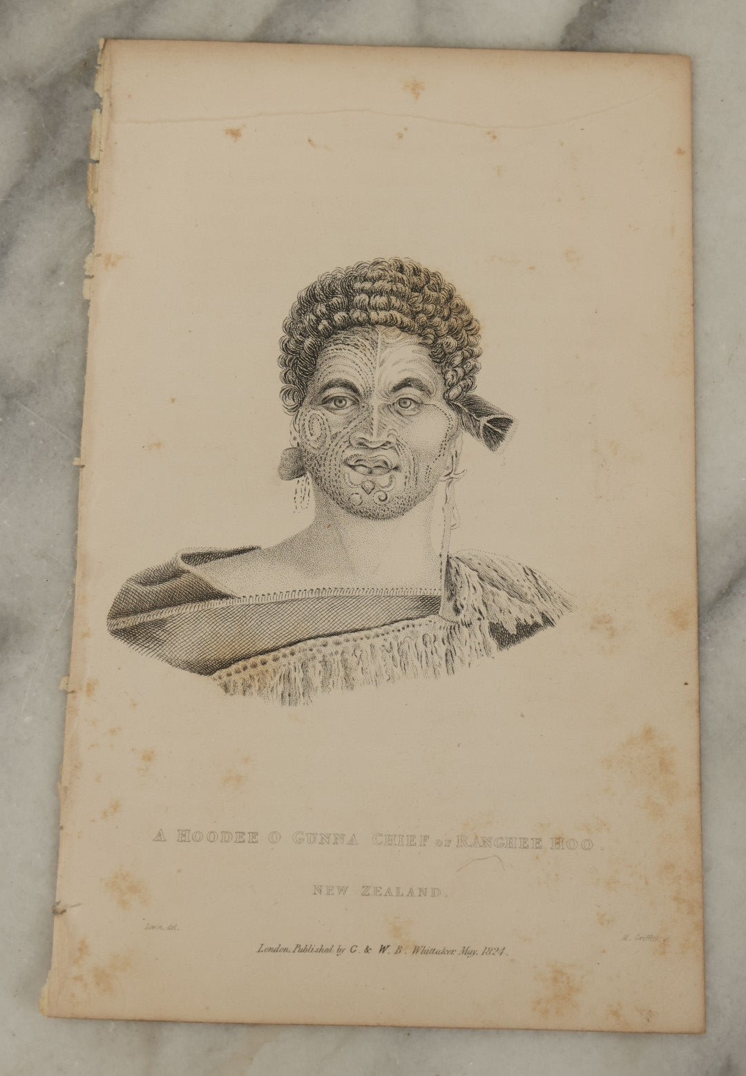 Lot 066 - Grouping Of 7 Antique Hand Colored And Other Engravings Of The Races Of Men, Including North American Indians, Africans, Mongolians, Etc., Circa 1827