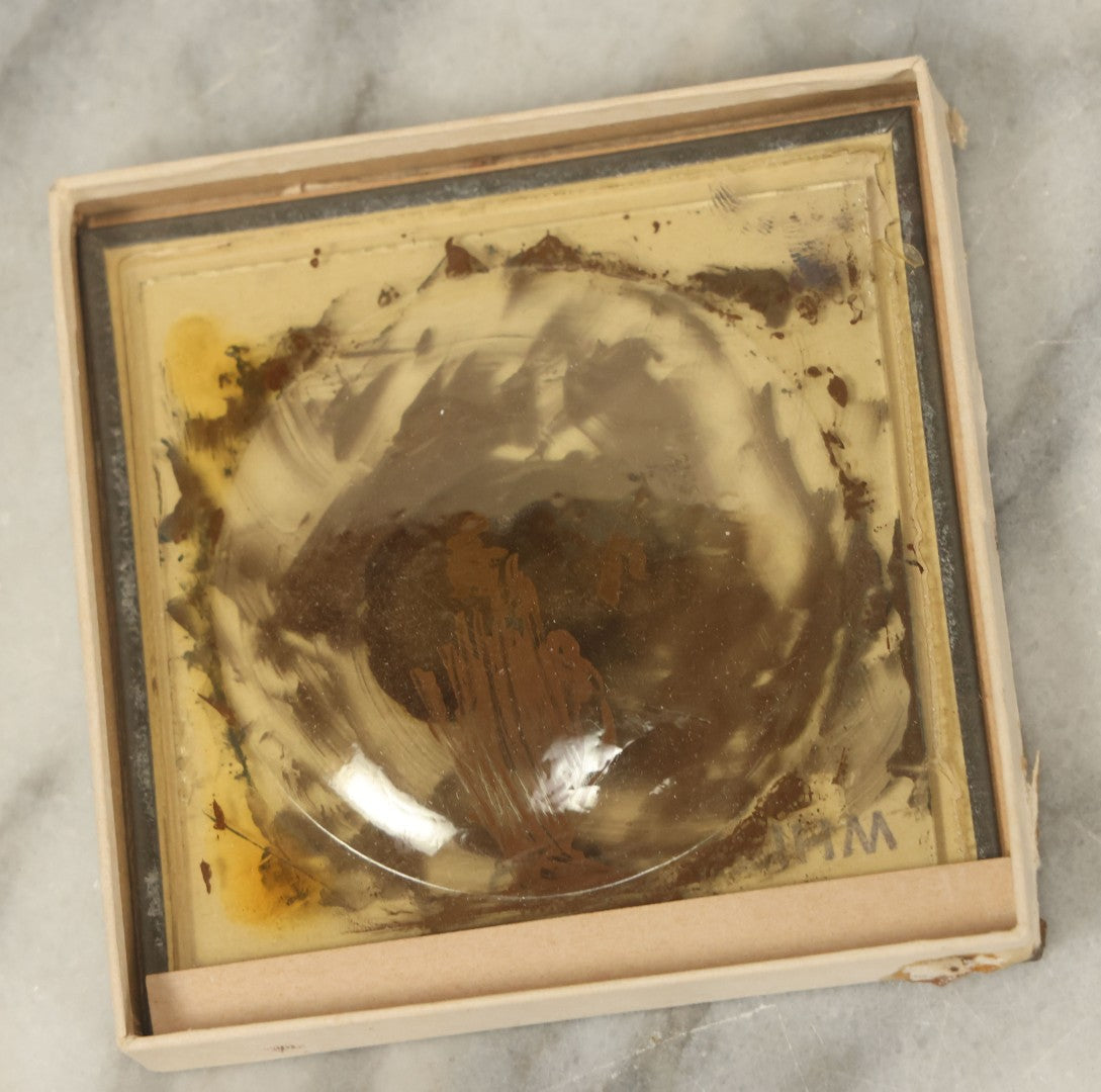 Lot 076 - Grouping Of Four Boxes Of Hasburg's Gold Paint, As Found, Note Wear, Losses, Dried, By Devoe & Reynolds Co. Inc, Artists Materials, New York, Chicago