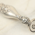 Lot 079 - Antique Letter "C" Sterling Silver Handled Wax Seal Stamp With Ornate Design