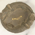 Lot 082 - Vintage Cast Metal Alligator Souvenir Ashtray From Fort Lauderdale, Florida, With Felt Bottom