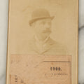 Lot 096 - Antique French Carte De Visite C.D.V. Photograph And Exhibitor Card For The International Universal Exhibition Of 1900, For Mr. Edssin Stone