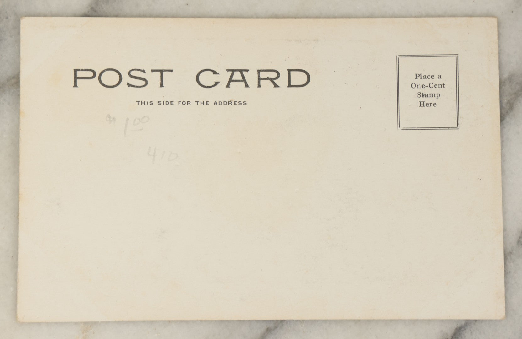 Lot 103 - Single Antique Real Photo Postcard, R.P.P.C., Red Fox, Copyright 1906 By Ernest Harold Baynes, Meriden, New Hampshire