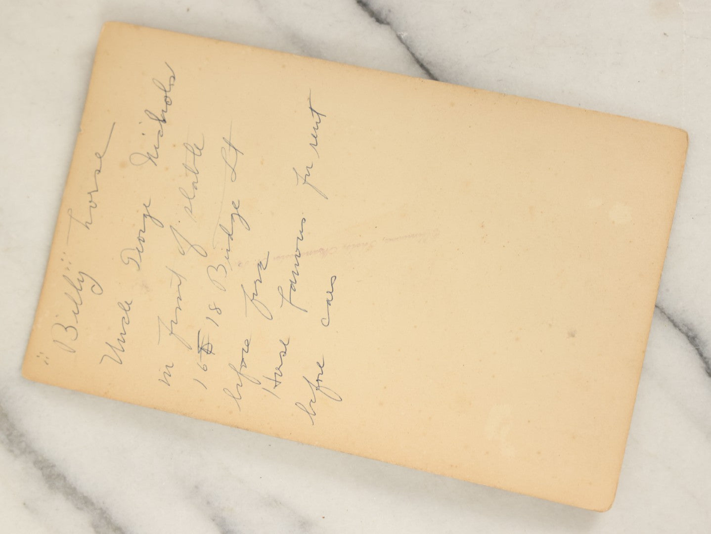 Lot 114 - Grouping Of Four Large Sized Cabinet Card Photographs Of Billy The Horse And His Handler, Ellinwood Photo, Manchester, New Hampshire