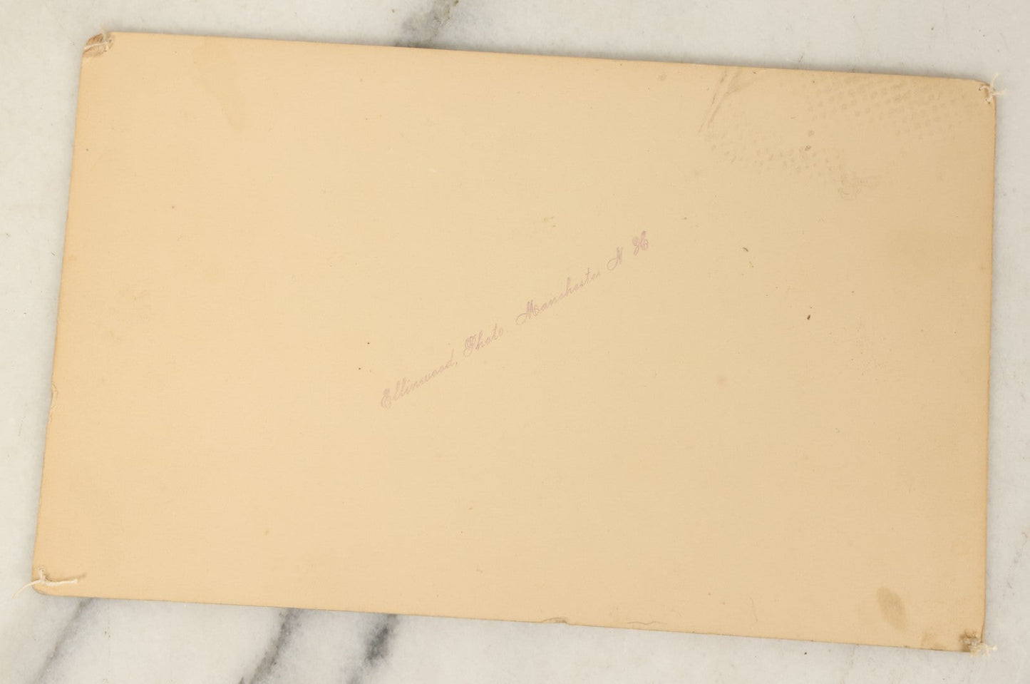 Lot 114 - Grouping Of Four Large Sized Cabinet Card Photographs Of Billy The Horse And His Handler, Ellinwood Photo, Manchester, New Hampshire