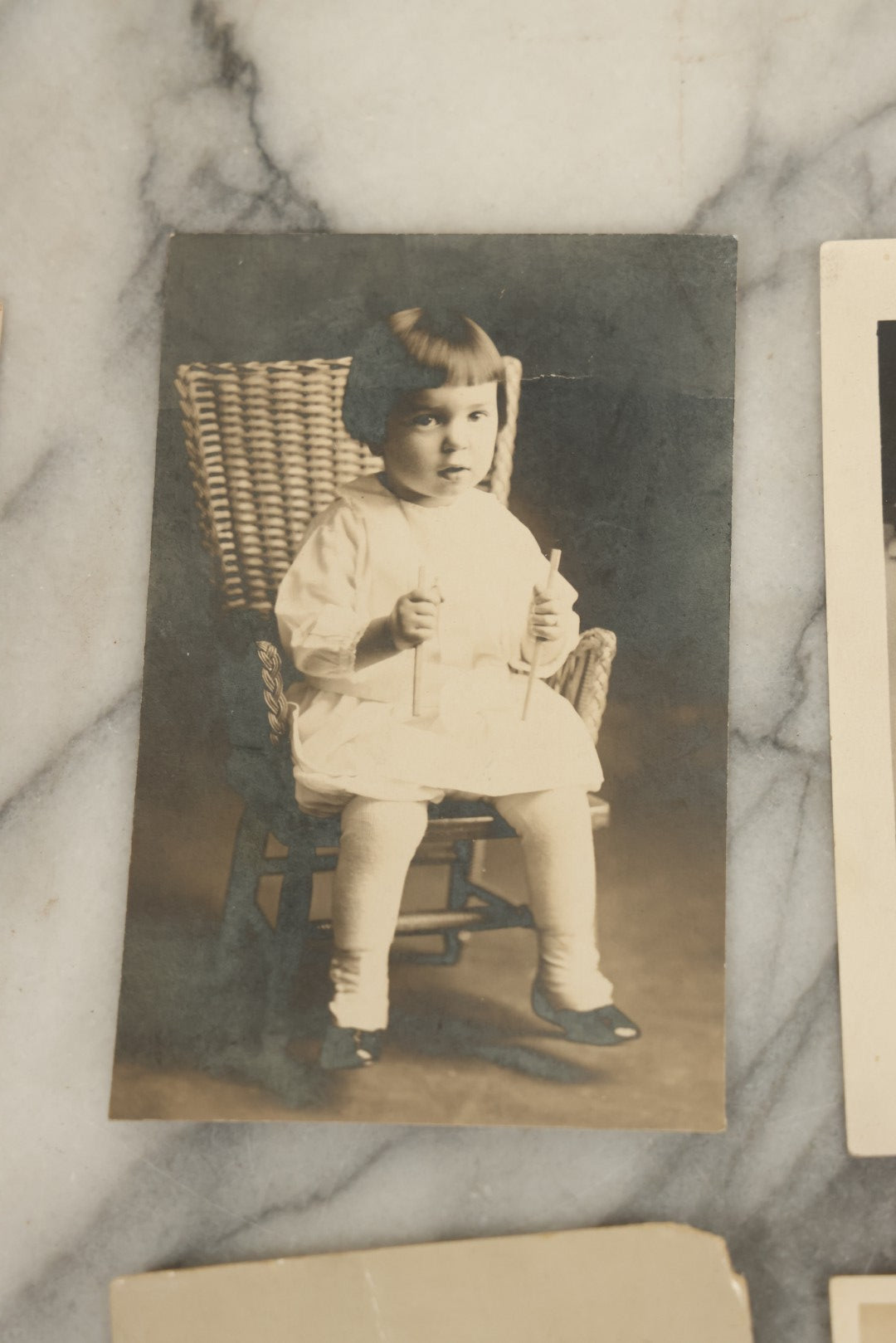 Lot 117 - Grouping Of Thirteen Antique Real Photo Postcards R.P.P.C. Including Man Fishing, Woman With Sled Pram, And Others