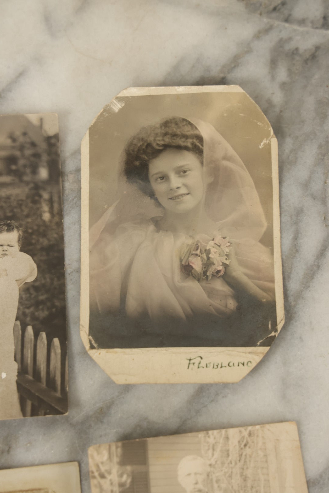Lot 117 - Grouping Of Thirteen Antique Real Photo Postcards R.P.P.C. Including Man Fishing, Woman With Sled Pram, And Others