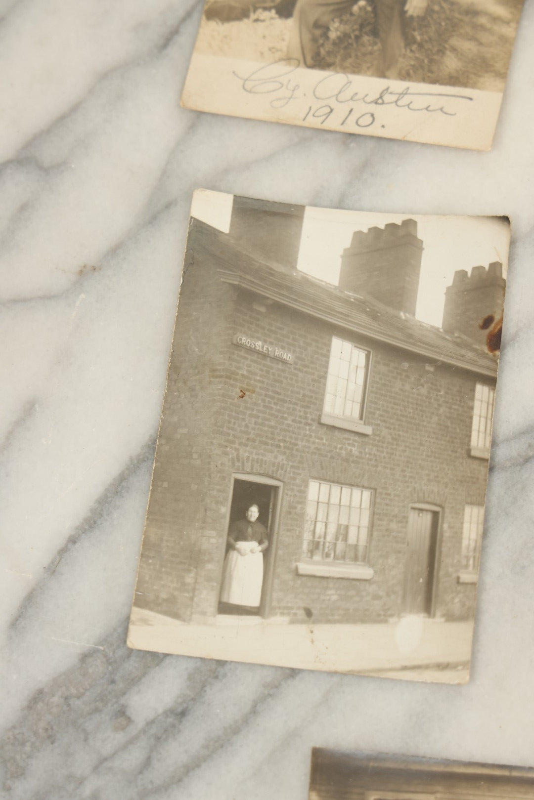 Lot 117 - Grouping Of Thirteen Antique Real Photo Postcards R.P.P.C. Including Man Fishing, Woman With Sled Pram, And Others