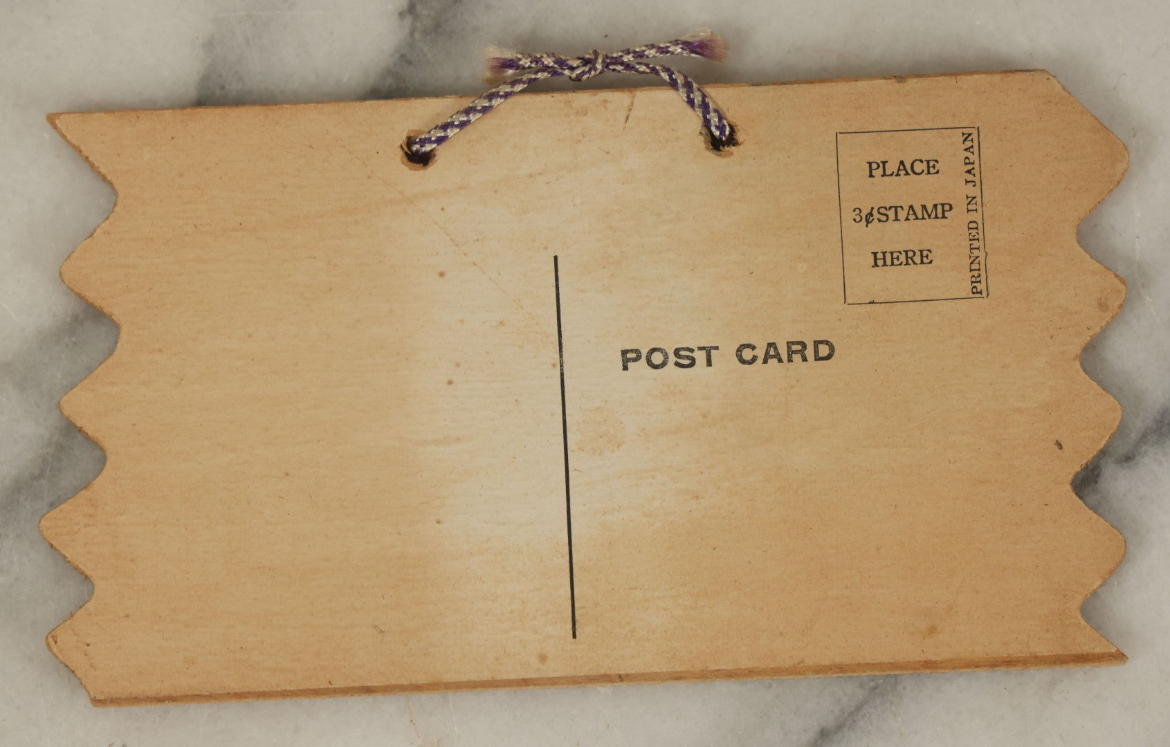 Lot 120 - Grouping Of Six Pieces Of Vintage And Antique Ephemera Including Wooden Postcards, Fair Skies Booklet, Advertising Calendar, And More