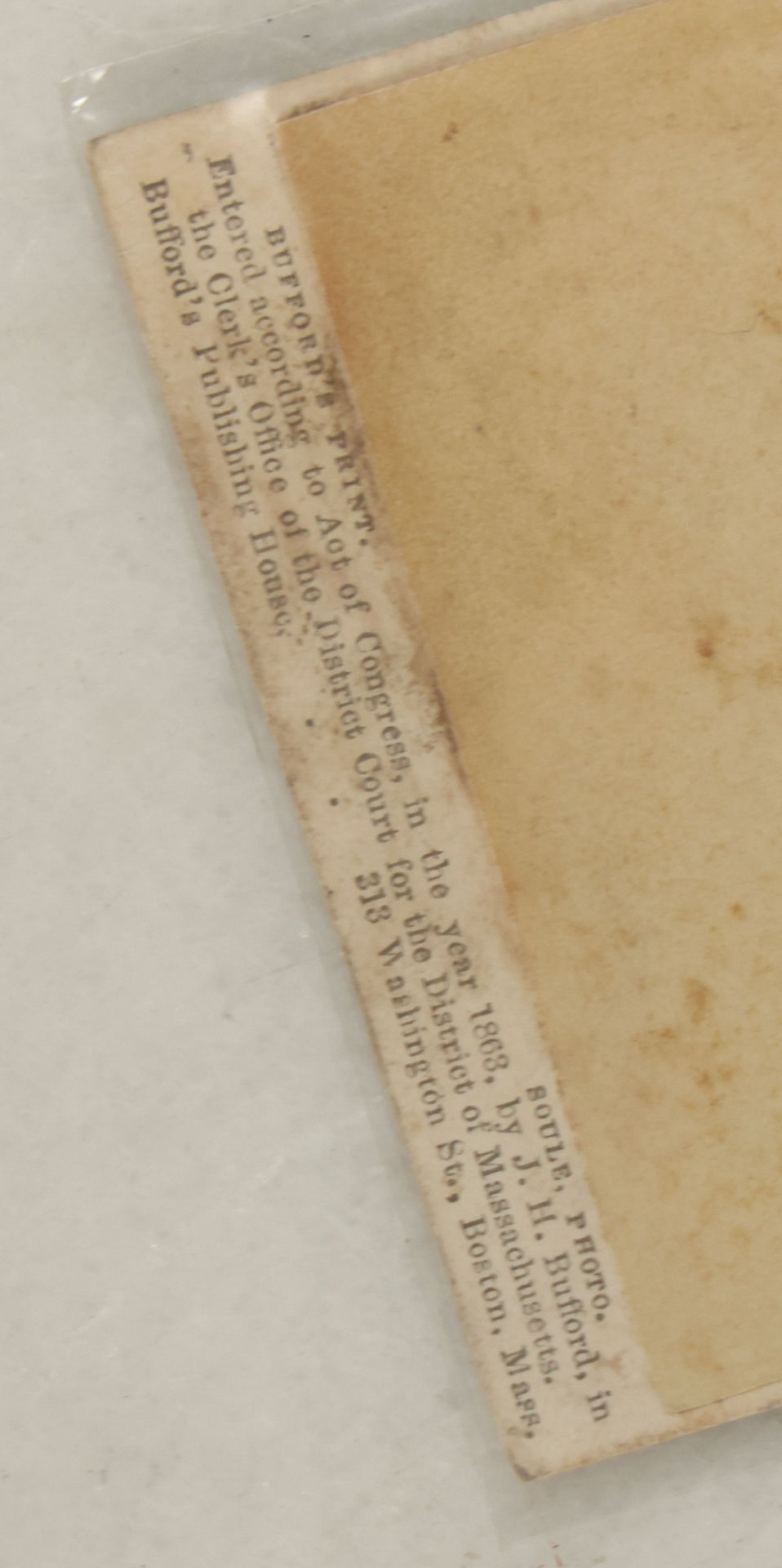 Lot 123 - Grouping Of Six Pieces Of George And Martha Washington Ephemera Including Carte De Visite C.D.V. Album Filler Cards, Postcard, Washington Bicentennial Booklet, And More