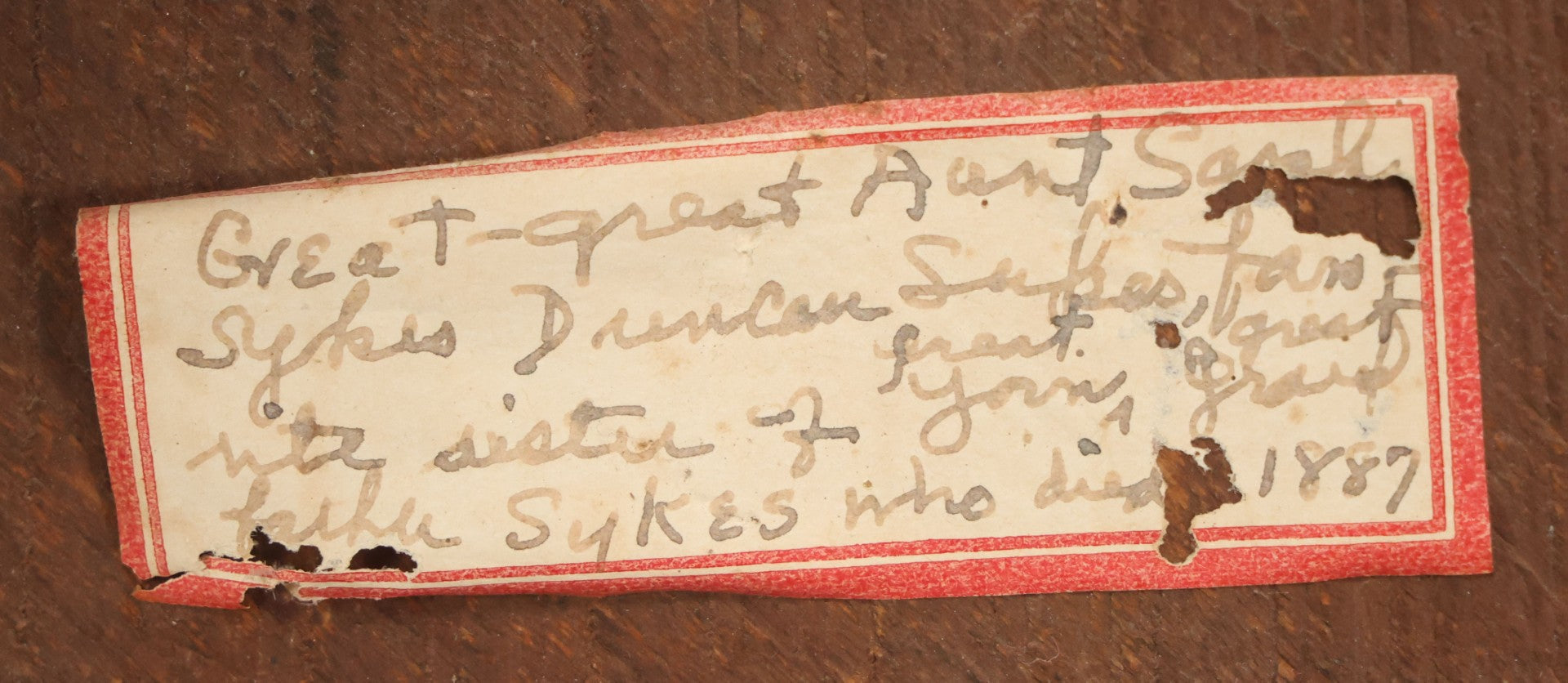 Lot 002 - Antique Full Plate Tintype Of Sarah Sykes (Artist Of Lot 001) In Oval Frame, 11-3/8" x 13-3/8" 