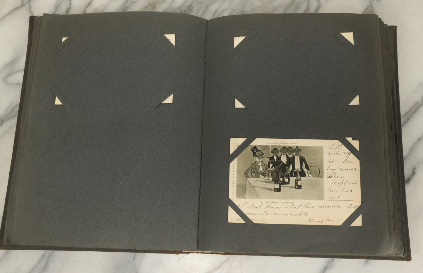 Lot 118 - Large Antique Postcard Album With 125+ Antique Postcards, Mostly Relating To Locations, Landmarks, Including Old Orchard Beach, Maine, Dartmouth College, New Hampshire, Other New England Scenes, All Postcards Pictured