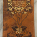 Lot 119 - "Recessional, The Vampire, And Other Poems" Antique Poetry Book By Rudyard Kipling, With Leather Cover, Art Nouveau Design, Barse & Hopkins Publishers, New York, Early 20th Century, Note Wear To Cover