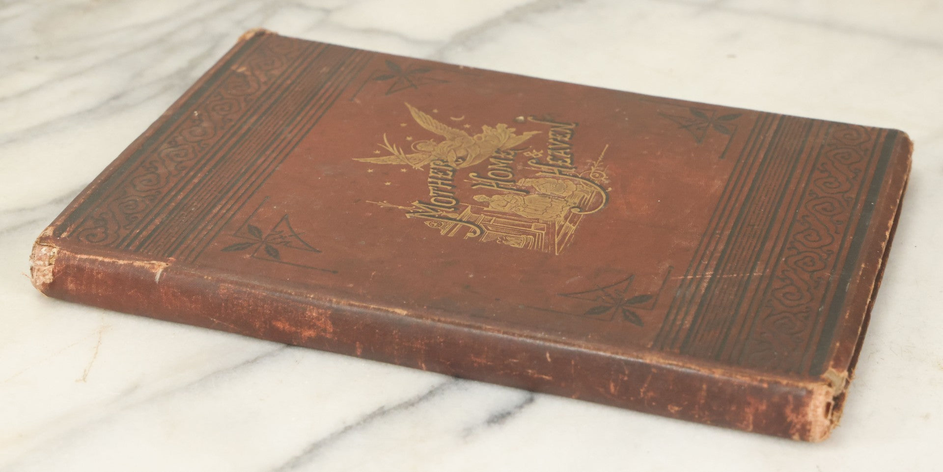 Lot 121 - "Golden Thoughts On Mother, Home, And Heaven From Poetic Prose And Literature" Antique Illustrated Book, E.B. Treat Publisher, New York, 1878