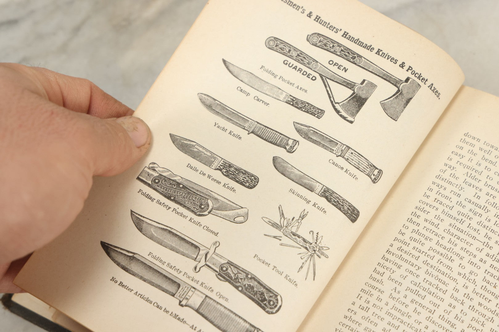 Lot 122 - "Buzzacott's Masterpiece Or The Complete Hunters', Trappers', And Campers' Library Of Valuable Information" Antique Book With Photos By "Buzzacott," Mcmains & Meyer Publishers, 1913