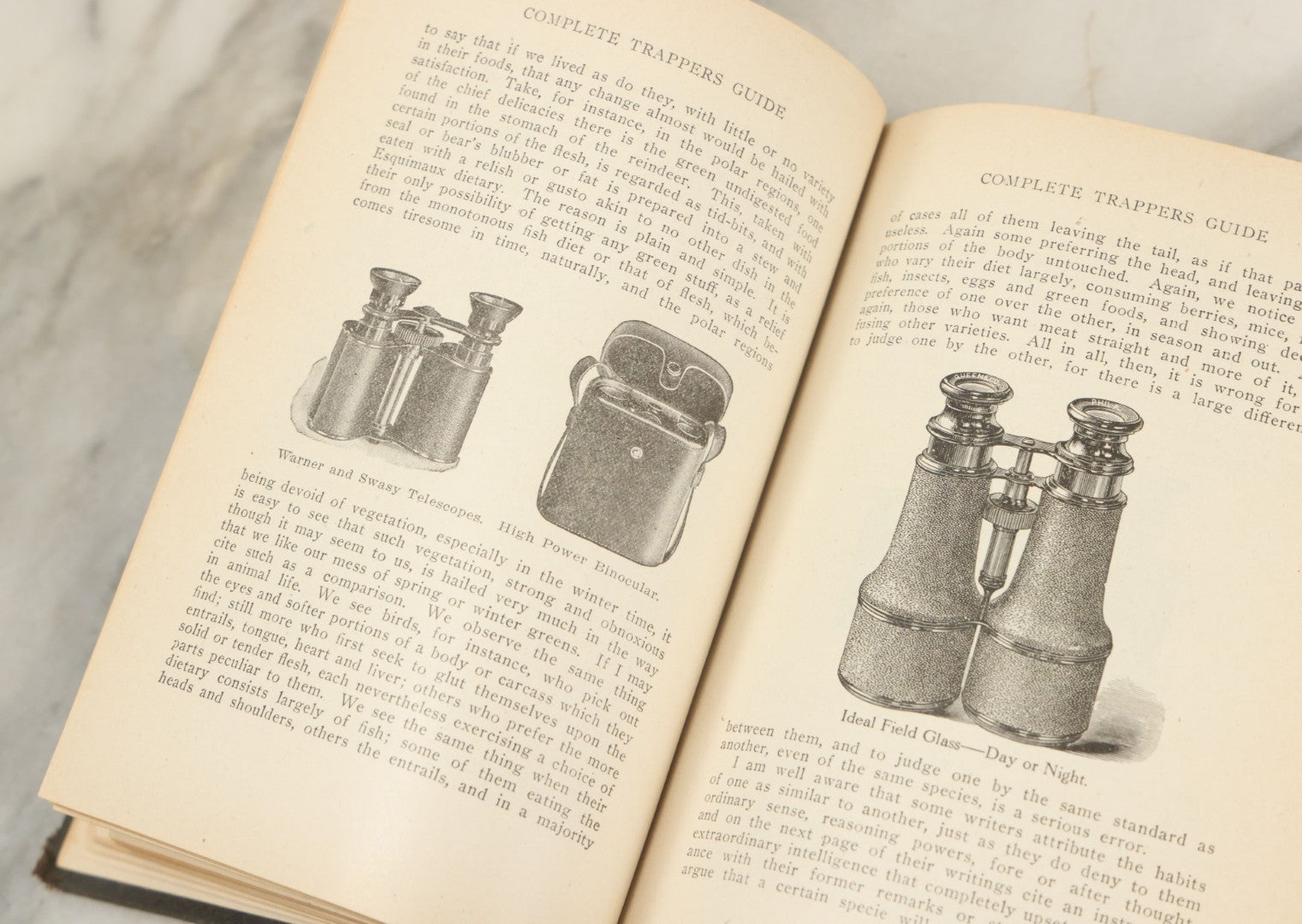 Lot 122 - "Buzzacott's Masterpiece Or The Complete Hunters', Trappers', And Campers' Library Of Valuable Information" Antique Book With Photos By "Buzzacott," Mcmains & Meyer Publishers, 1913