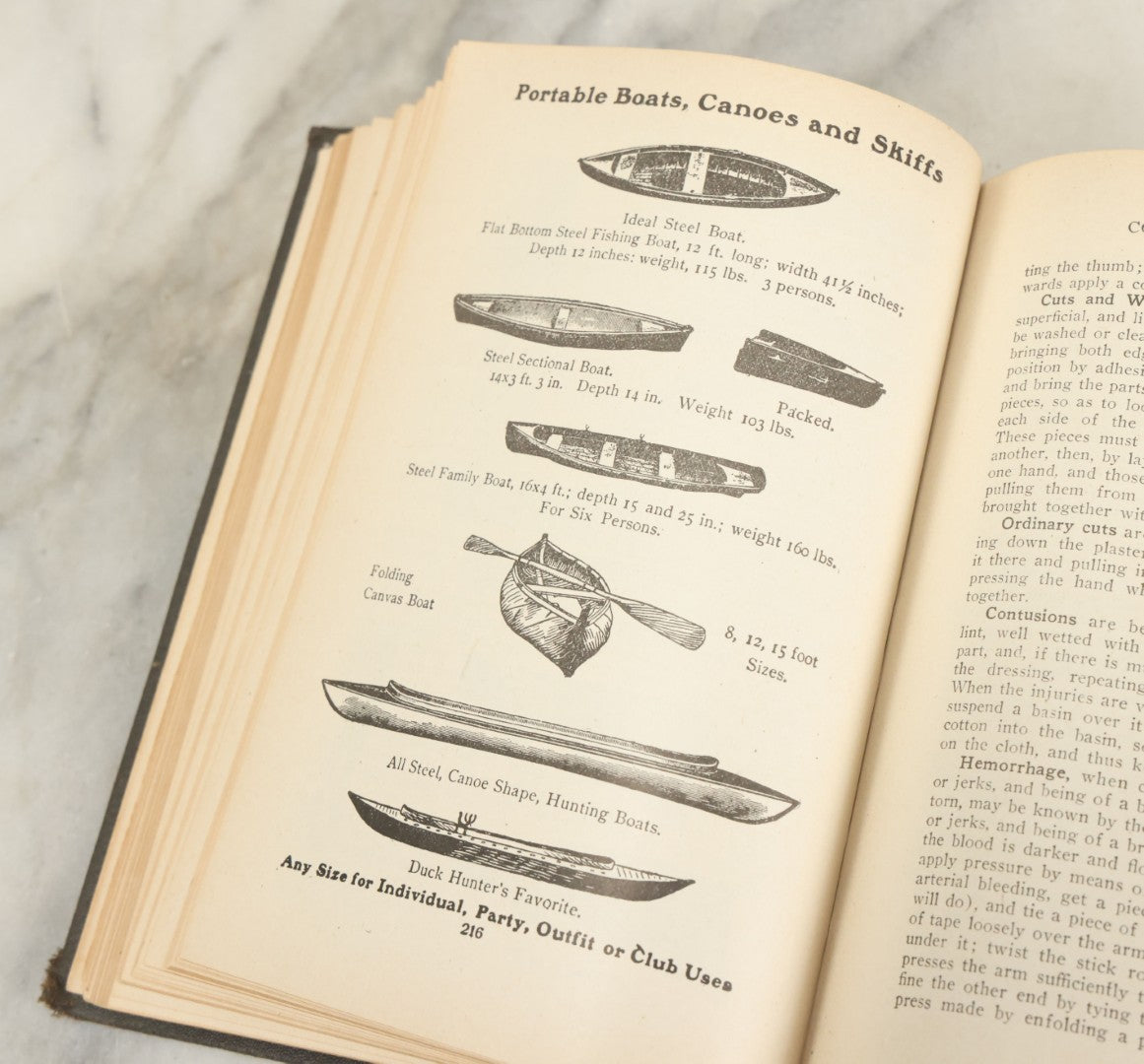 Lot 122 - "Buzzacott's Masterpiece Or The Complete Hunters', Trappers', And Campers' Library Of Valuable Information" Antique Book With Photos By "Buzzacott," Mcmains & Meyer Publishers, 1913