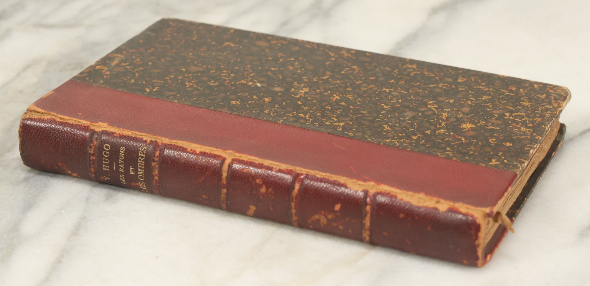 Lot 125 - "Les Rayons Et Les Ombres (Beams And Shadows)" Antique Book Collection Of Forty-Four Poems By Victor Hugo, Published By J. Hetzel & Co., Maison Quantin, Circa Mid 19th Century