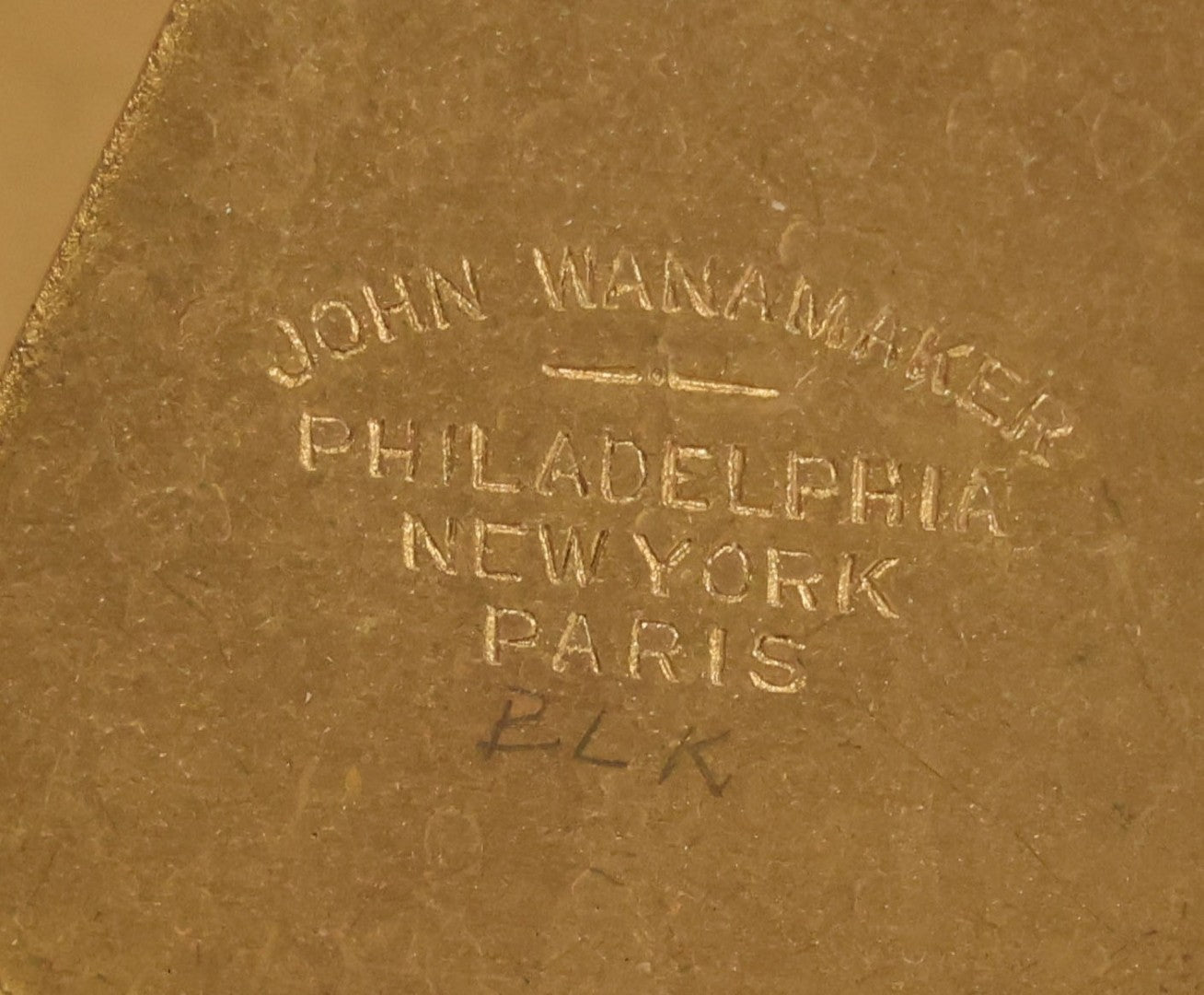 Lot 127 - Antique Framed Portrait Photo Of A Pretty Young Smiling Woman In A Brass Frame By John Wanamaker, 4-1/4" x 5-5/8"