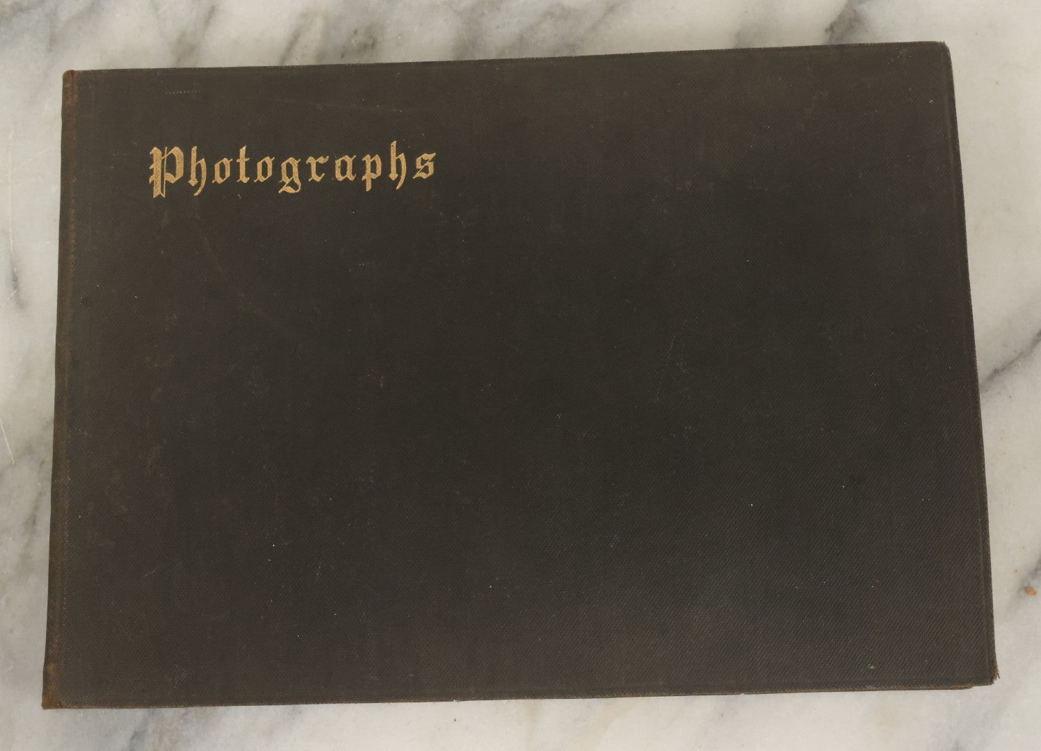 Lot 134 - Antique Black Photo Album With Many Snapshot Photographs, Including Of Boats, Ships, Interior Victorian Homes, Dogs, Young Folks Goofing Around, Etc., Circa 1900-1905 (All Pages Pictured)