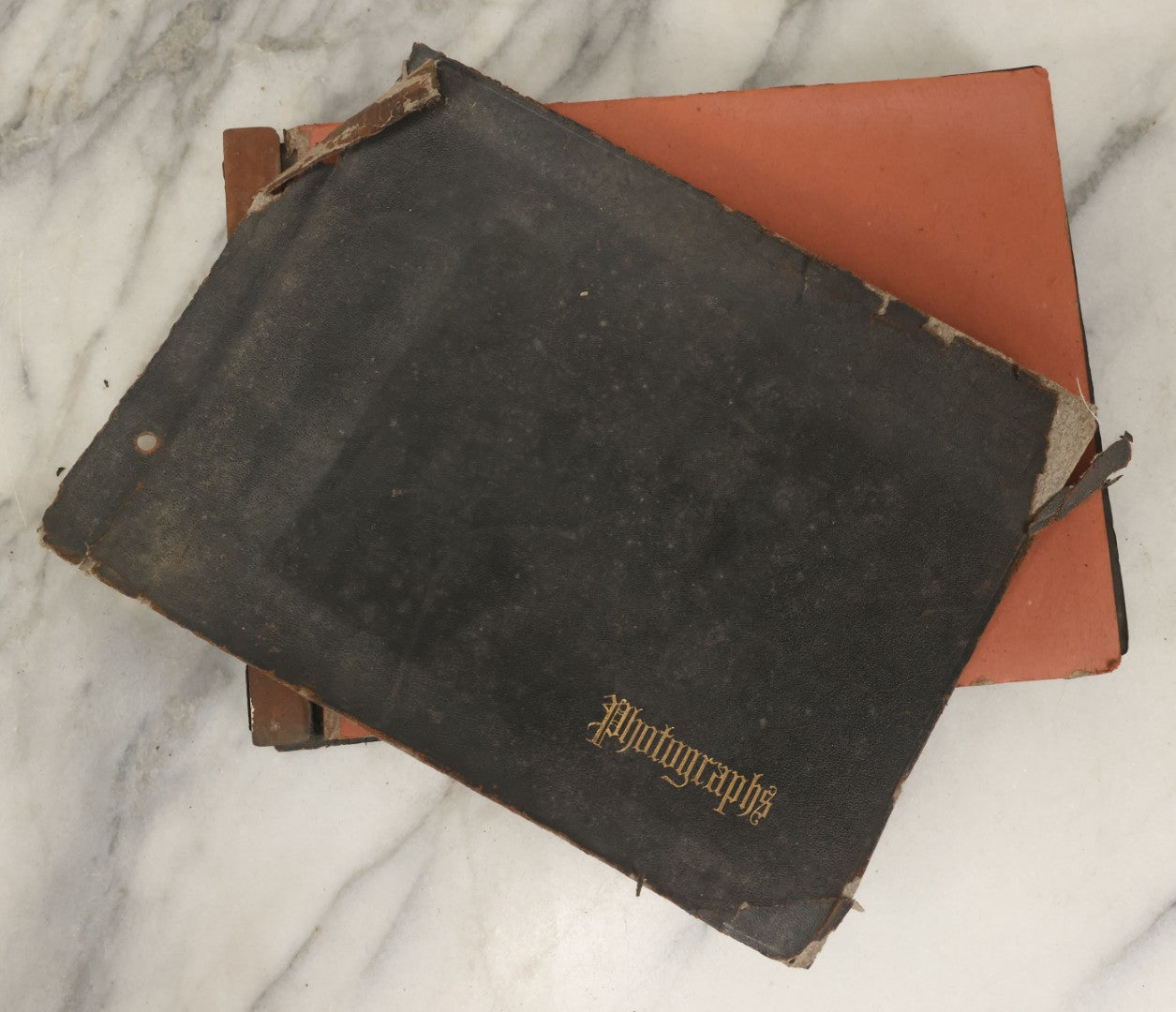 Lot 136 - Antique Black Photo Album With Detached Cover And Many Snapshot Photographs Of A Trip To Europe, Italy, Etc., Including Photos Of Ruins, Circa 1920s (All Pages Pictured) 