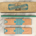 Lot 143 - Junk Drawer Lot, Grouping Of Vintage Pencil Items, Including Two Cases Of Turquoise Drawing Leads And Koh-I-Noor Pencil Tin, As Found