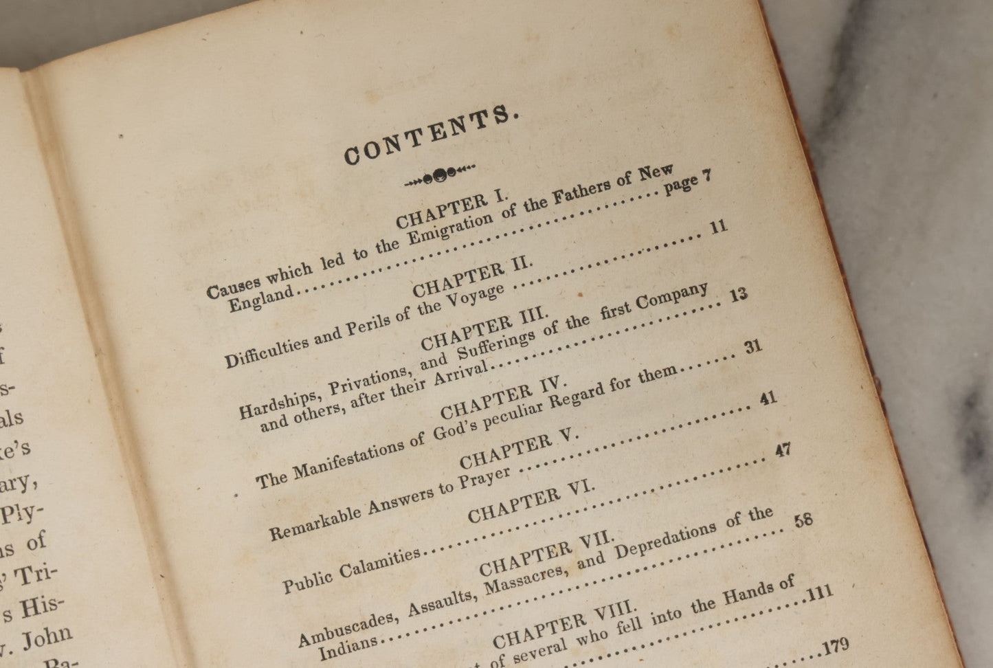 Lot 148 - "The Early History Of New England Illustrated By  Numerous Interesting Incidents" Antique Book By Reverend Henry White, I.S. Boyd Publisher, Concord, 1841. Note Detached Cover