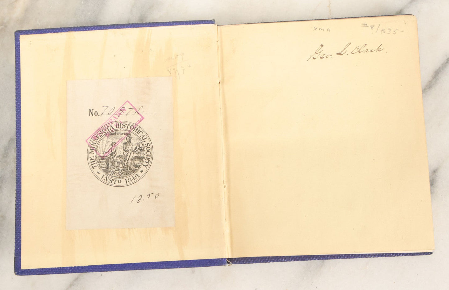 Lot 150 - "Two Hundred Years Ago; Or, A Brief History Of Cambridgeport And East Cambridge, With Notices Of Some Of The Early Settlers" Antique Gift Book By S.S.S., Otis Clapp Publisher, Boston 1859