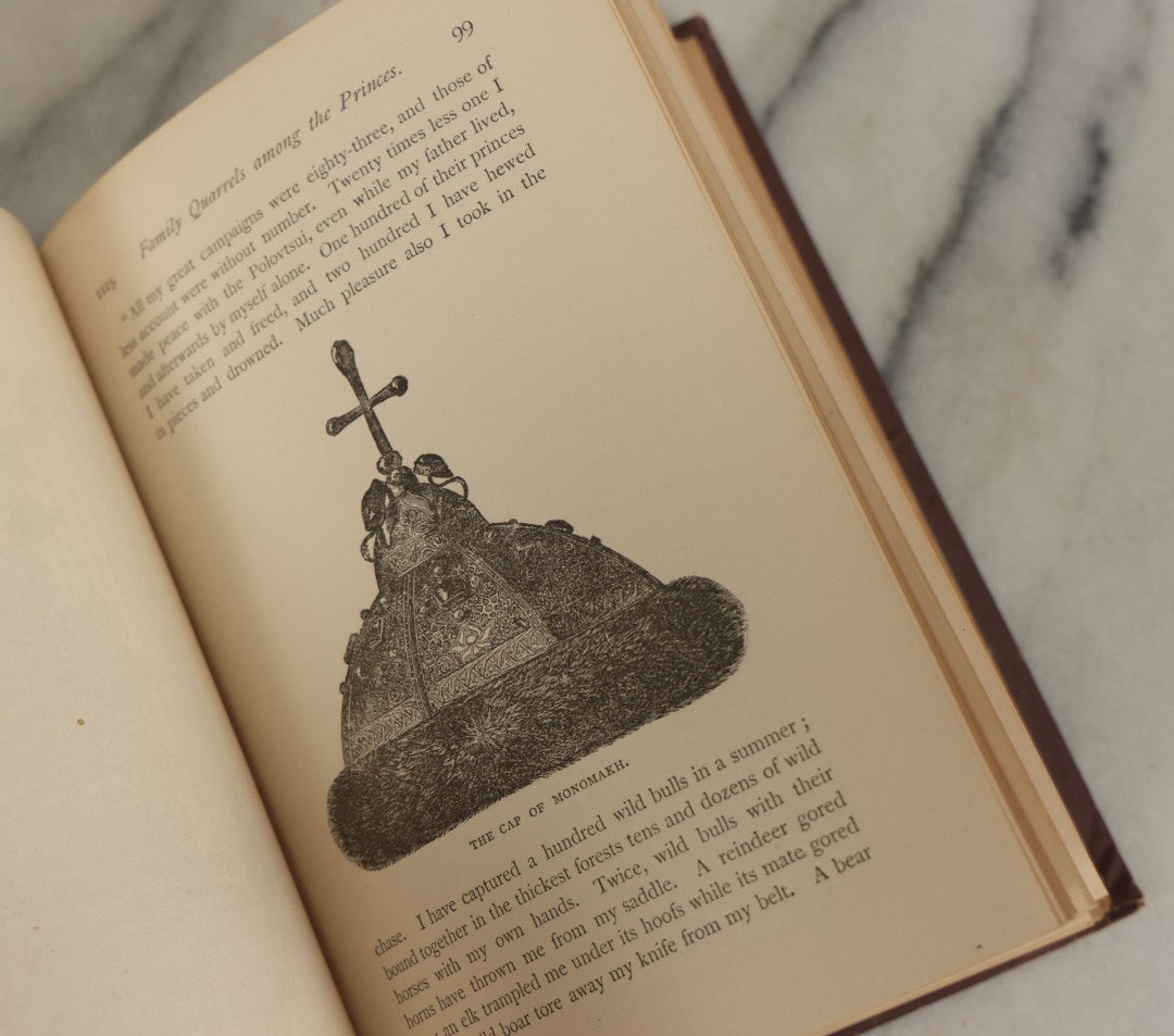 Lot 151 - "Young Folks History Of Russia" Antique Book By Nathan Haskell Dole, Illustrated By More Than One Hundred Engravings, Estes And Lauriat Publishers, Boston, 1883