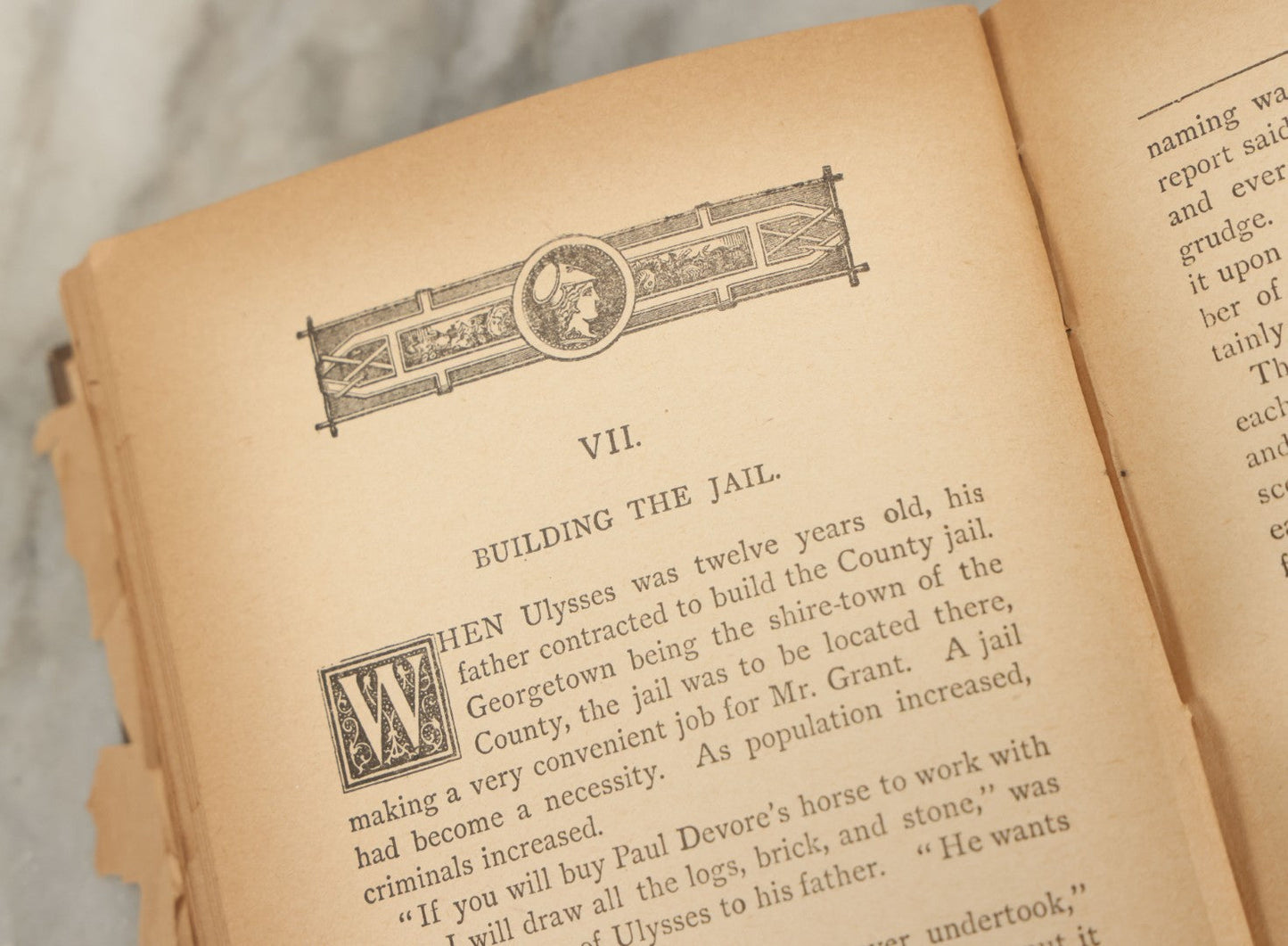 Lot 152 - "From The Tannery To The White House: The Life Of Ulysses S. Grant" Antique Book By William M. Thayer, Illustrated, James H. Earle Publisher, Boston 1888, Note Brittle Pages