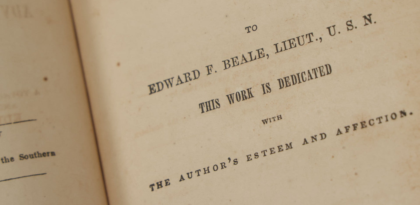 Lot 153 - "El Dorado; Or Adventures In The Path Of Empire; Comprising A Voyage To California, Life In San Francisco, Experiences Of Mexican Travel" Antique Book By Bayard Taylor, Fourth Edition, George Putnam & Co Publisher, New York, 1854