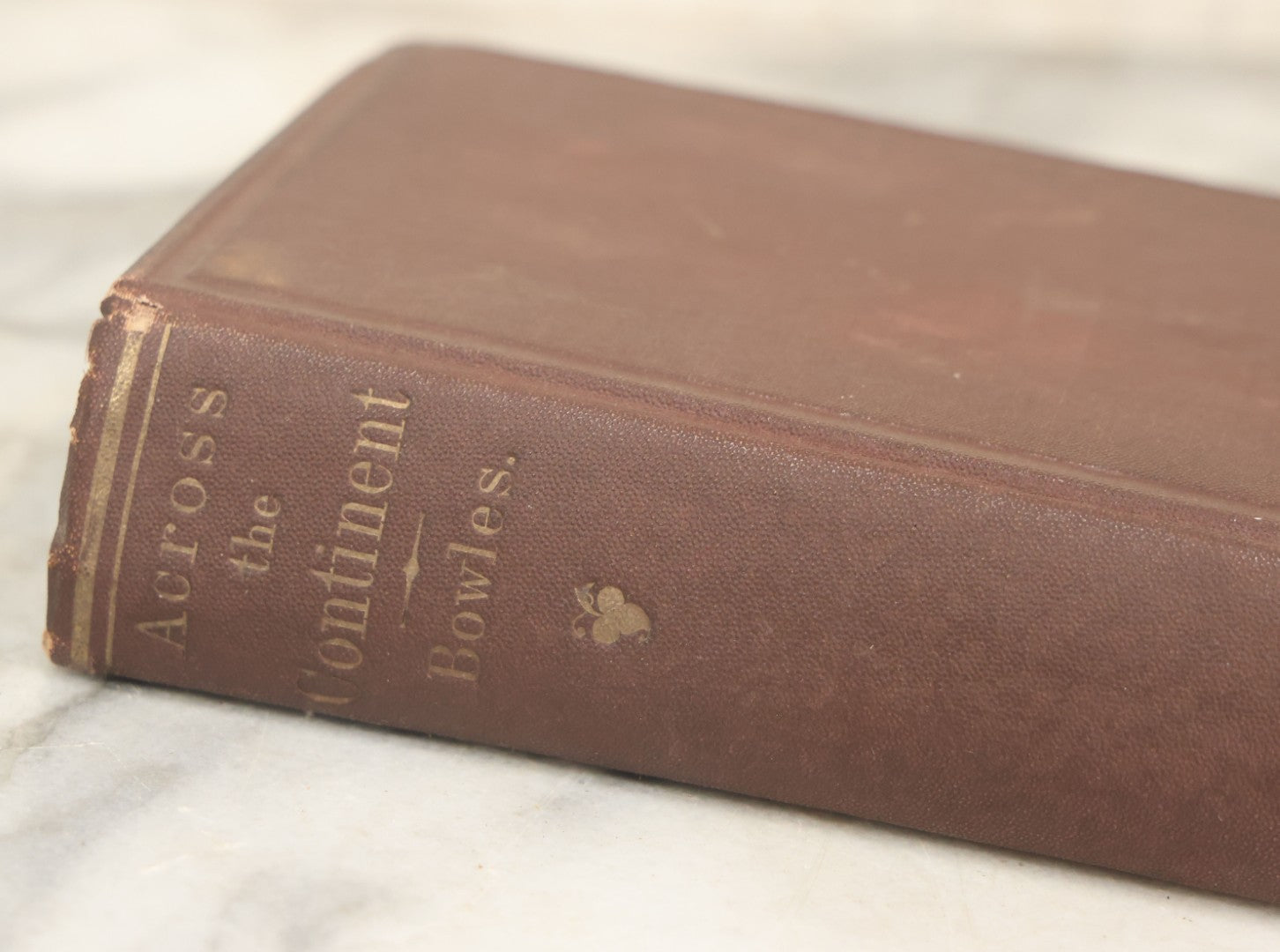Lot 154 - "Across The Continent: A Summer's Journey To The Rocky Mountains, The Mormons, And The Pacific States" Antique Book By Samuel Bowles, With Fold Out Map, Samuel Bowles & Company Publisher, Springfield, Massachusetts, 1866