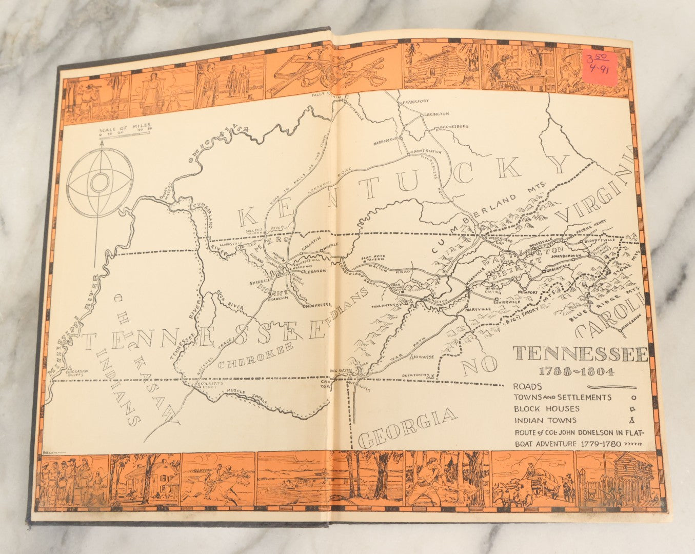 Lot 157 - "Andrew Jackson: The Border Captain" Vintage Book By Marquis James, First Edition, Illustrated, The Literary Guild, New York, 1933