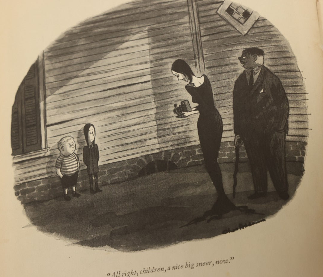 Lot 158 - "Homebodies" Vintage Illustrated Book By Charles Addams, Featuring The Characters Of The Addams Family, Simon And Schuster, Publishers, New York, 1954, Fifth Printing, Note Wear To Binding