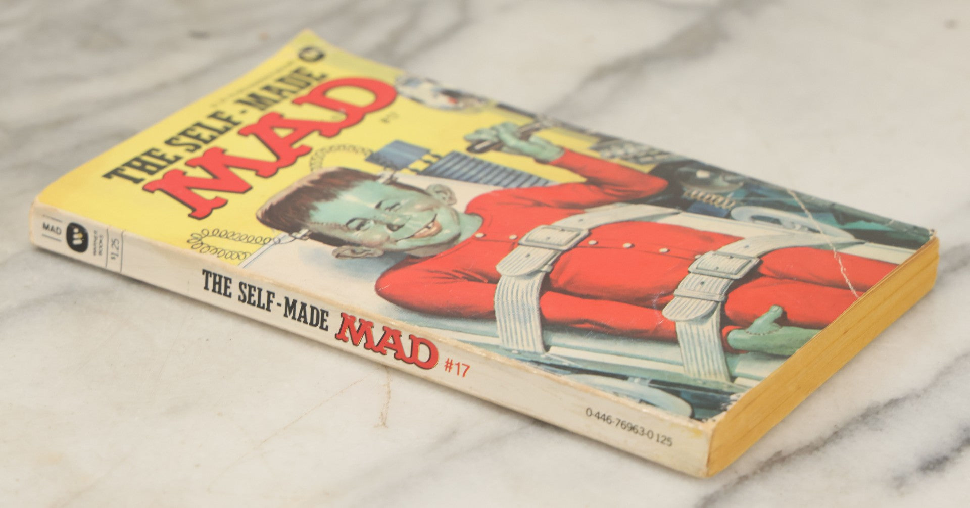 Lot 160 - "The Self Made Mad #17" Vintage Mad Magazine Book With Frankenstein Cover, Warner Books Edition, 1977