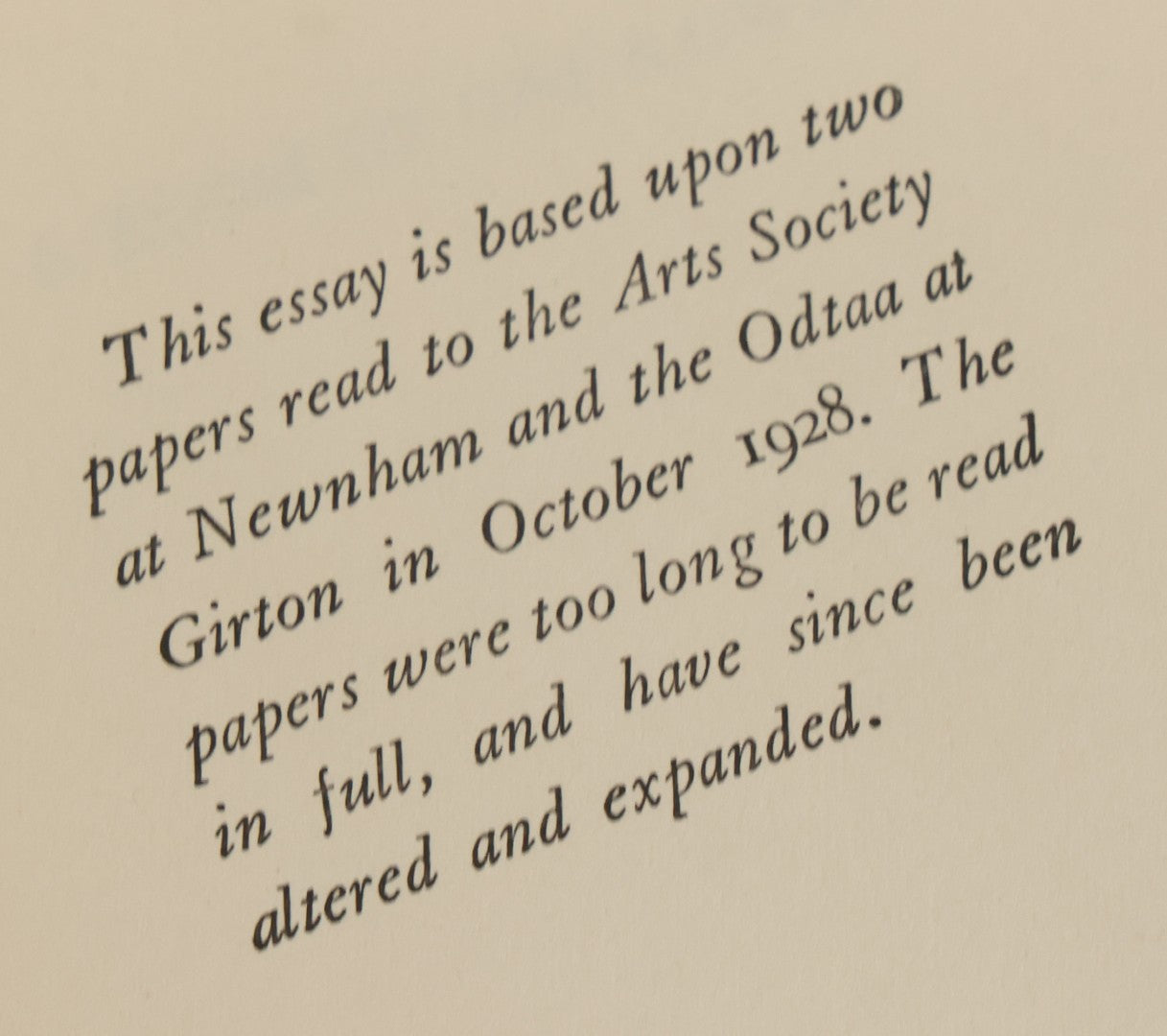 Lot 163 - "A Room Of One's Own" Vintage Book By Virginia Woolf, Harcourt, Brace, And Company Publishers, New York, 1957 Edition